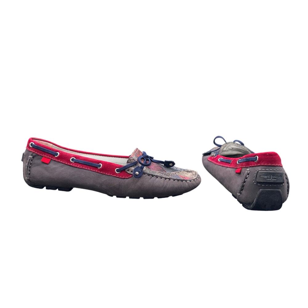 Marc Joseph New York Cypress Hill Loafers Gray Multi Leather Sz 8.5 Made USA